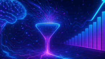 Gráfico que representa el tráfico orgánico hacia funnels de ventas.